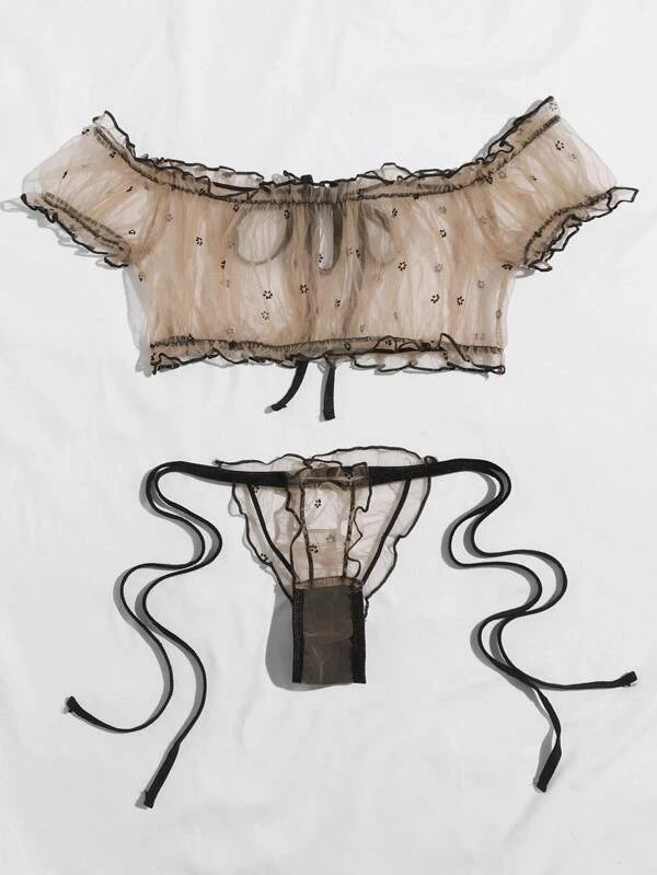 Sexy Lingerie Women Erotic Lace Babydoll Bra Porn Thong Underwear Sleepwear Lenceria Lace Porn Bras