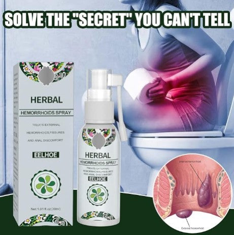 Ellehoe - Herbal Hemorrhoids Spray