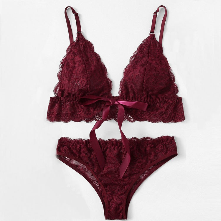 Lace Embroidered Bikini