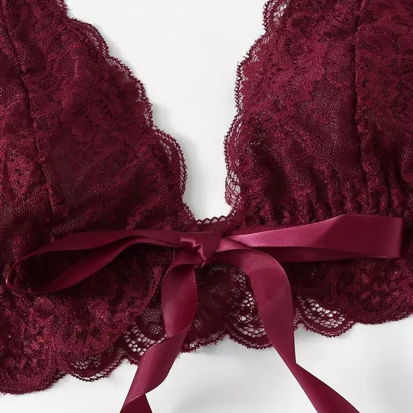 Lace Embroidered Bikini