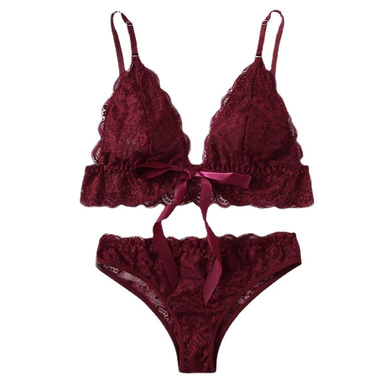 Lace Embroidered Bikini